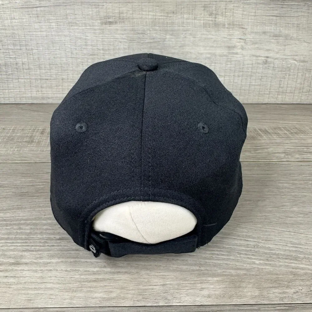 ASICS Train Sana Baseball Cap Unisex One Size Charcoal Gray Logo Strapback Hat